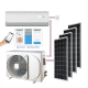 Hybrid AC/DC Solar Air Conditioner